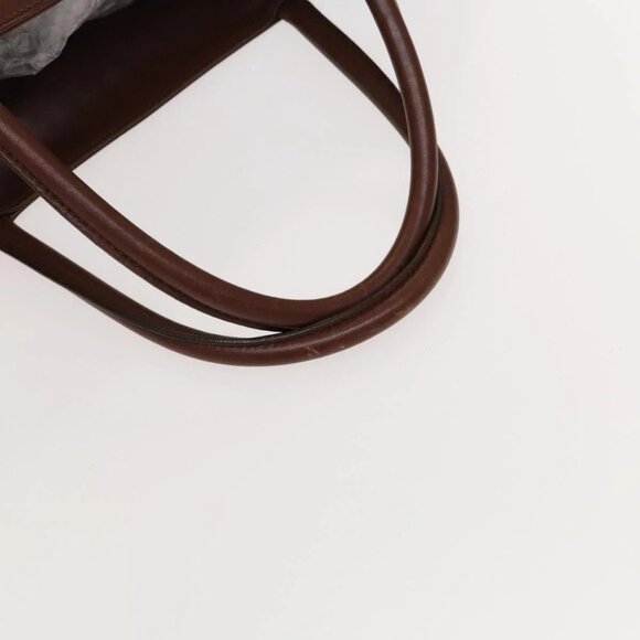 CHANEL Tote Bag Raffia Leather Beige Brown gold - Picture 7 of 15